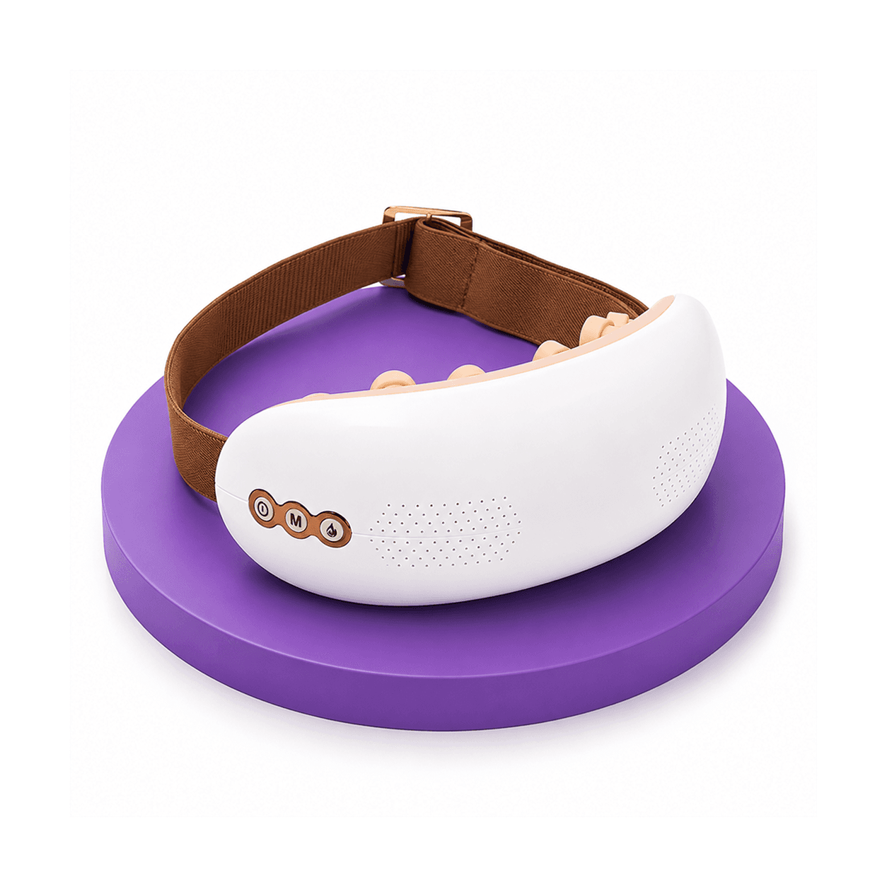 Eye Massager with Lukewarm Heat, Air Compression, Bluetooth Music, 5 Massage Modes, Rechargeable, Stress Relief, Reduce Eye Strain