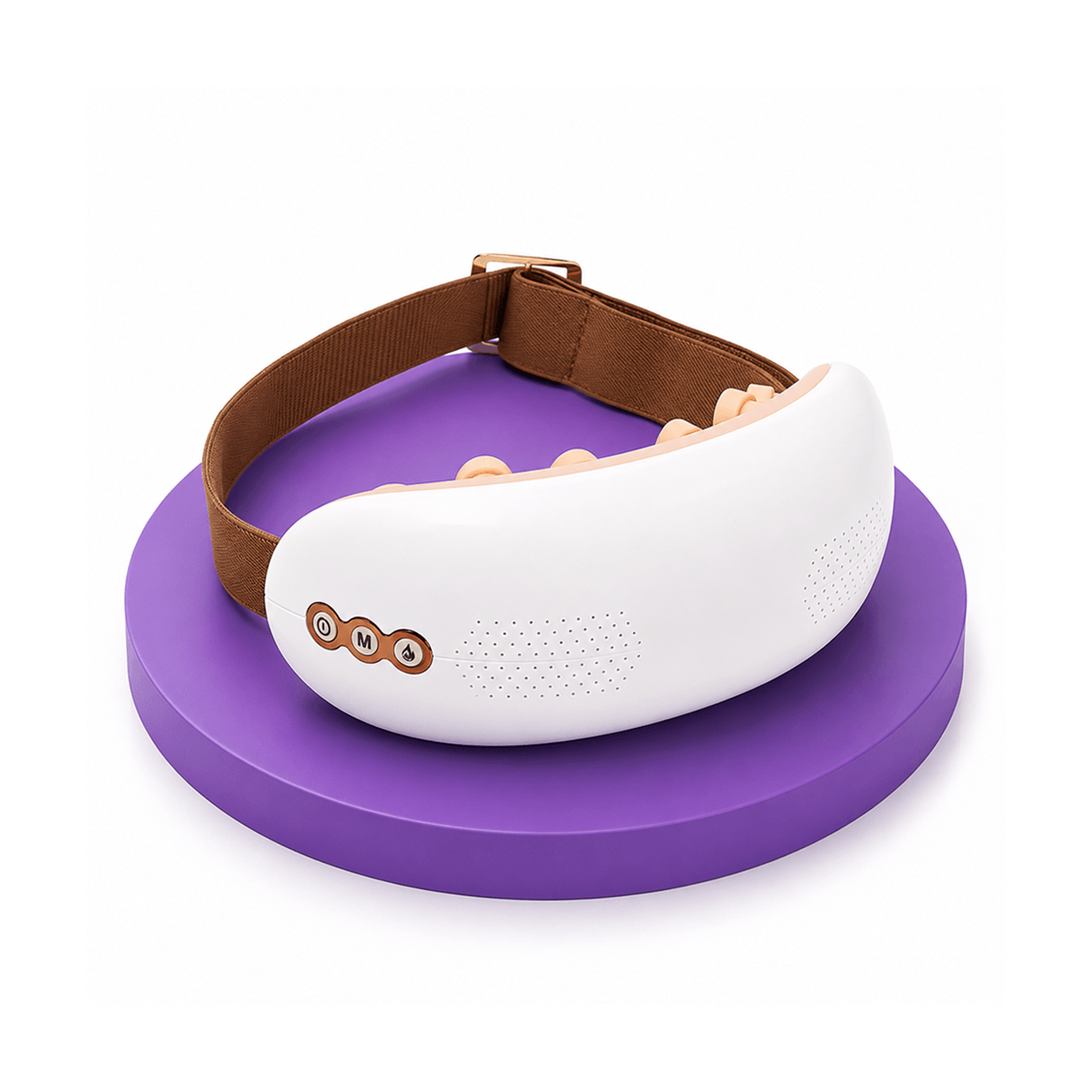 Eye Massager with Lukewarm Heat, Air Compression, Bluetooth Music, 5 Massage Modes, Rechargeable, Stress Relief, Reduce Eye Strain