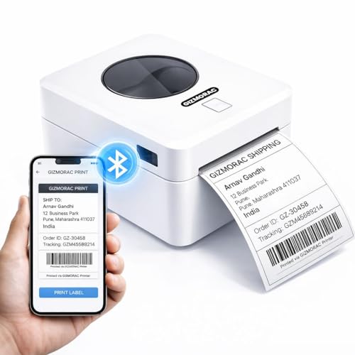 Gizmorac Smart Thermal Label Printer White