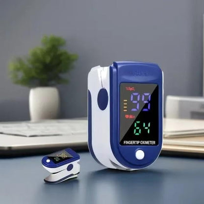 Pulse Oximeter with LED Display Accurate SpO2 & Pulse Rate Monitor Fast Reading For Adults & Kids Home & Travel Use