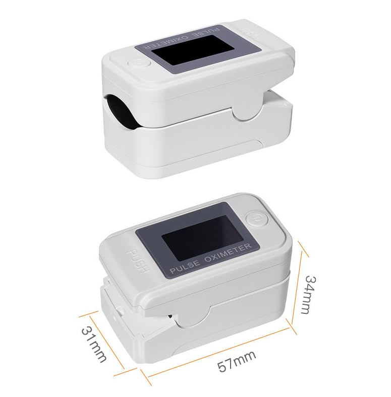 Pulse Oximeter with 2inch TFT Display Accurate SpO2 & Pulse Rate Monitor Fast Reading For Adults & Kids Home & Travel Use