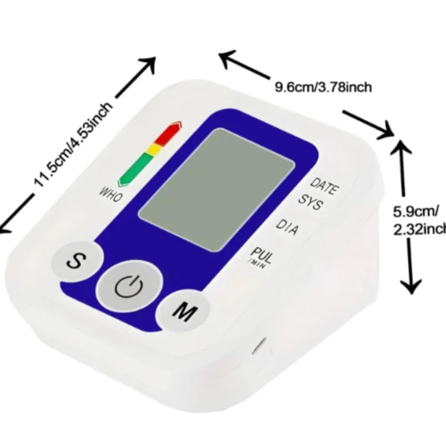 Automatic Arm Blood Pressure Monitor with Intellisense Technology, Cuff Wrapping Guide and Irregular Heartbeat Detection for Most Accurate Measurement (Arm)