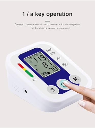 Automatic Arm Blood Pressure Monitor with Intellisense Technology, Cuff Wrapping Guide and Irregular Heartbeat Detection for Most Accurate Measurement (Arm)