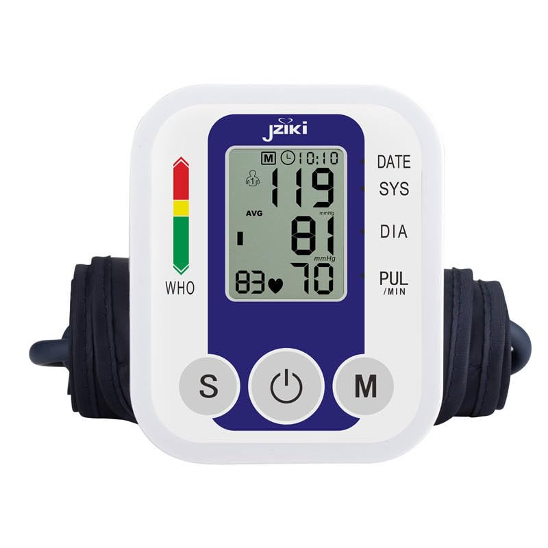 Automatic Arm Blood Pressure Monitor with Intellisense Technology, Cuff Wrapping Guide and Irregular Heartbeat Detection for Most Accurate Measurement (Arm)