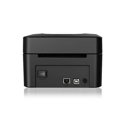 Thermal Label Printer Bluetooth & USB with Inbuilt Paper Holder, Supports 4X6 and below thermal Labels, 203Dpi, 152mm/s Speed, Print from Mobile & Laptop, Connect Windows, Mac (1Year Warranty) Black